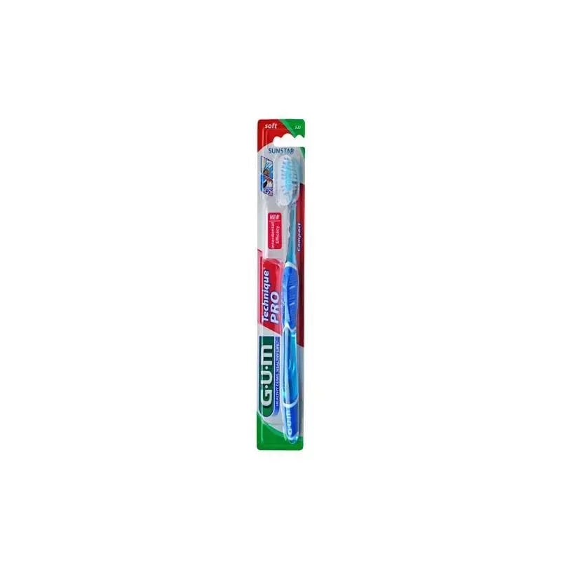 Dantų šepetėlis GUM Technique Pro Soft Compact, 1 vnt.