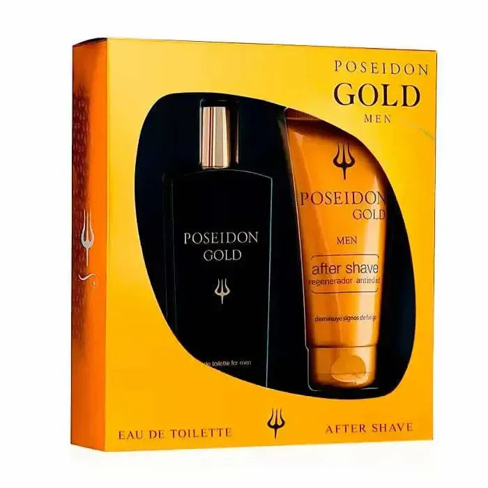 INSTITUTO ESPAÑOL Poseidon Gold Homme vyriškas tualetinis vanduo, 100 ml, 2 dalių rinkinys