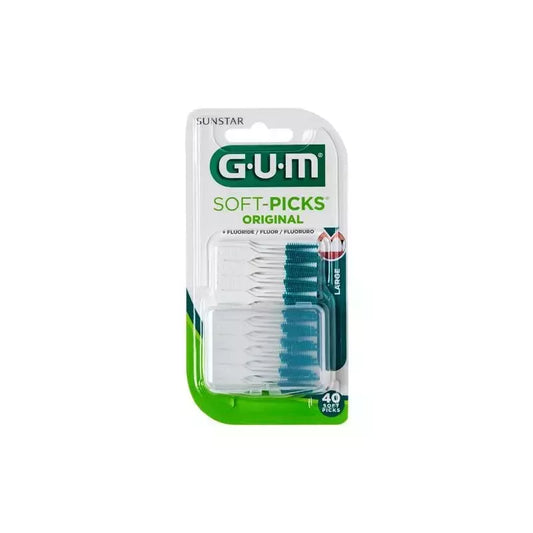 Tarpdančių krapštukai Sunstar Gum Soft Picks Large 634, 40 vnt.