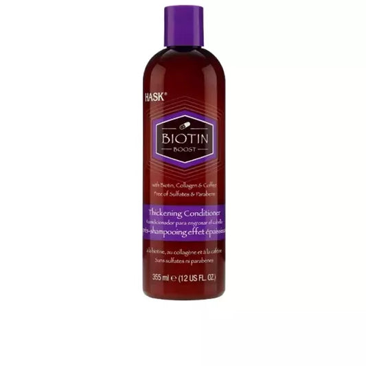 Hask Biotin Boost Thickening kondicionierius, 355 ml