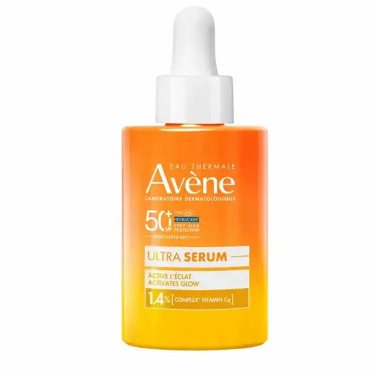 Avène Ultra Serum švytėjimą suteikiantis kremas su SPF50+, 30 ml