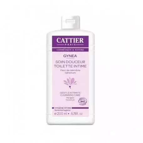 CATTIER PARIS švelnus intymios higienos gelis su medetkomis ir pelargonijomis, 200 ml