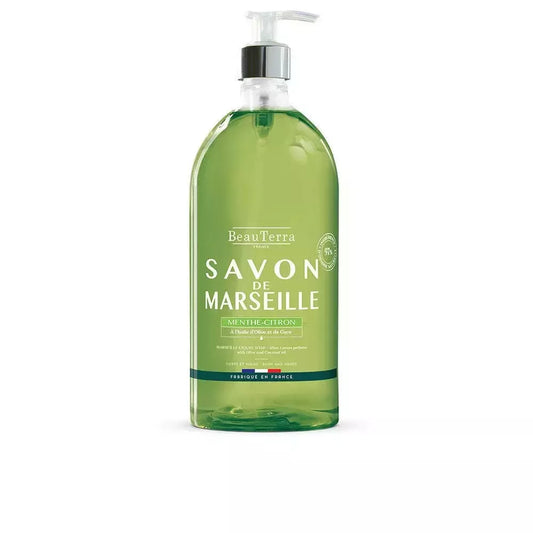 Beauterra Marseille muilas, mėta-citrina, 1000 ml