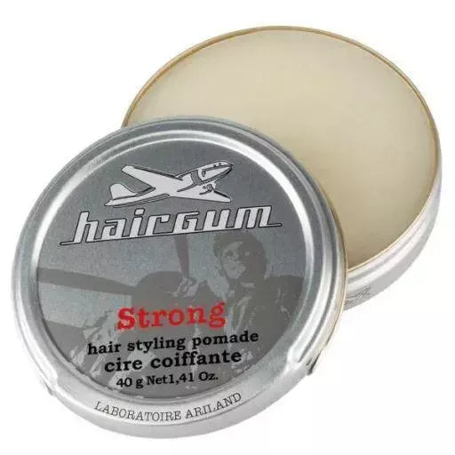 Stiprios fiksacijos plaukų pomada HAIRGUM Strong, 40 g