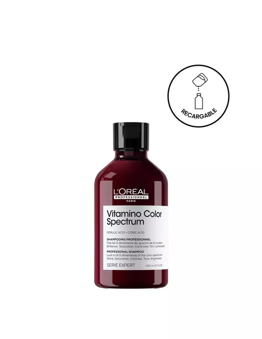 L'oreal Professionnel Vitamino Color Spectrum besulfatis šampūnas dažytiems plaukams, fiksuojantis spalvą 300ml