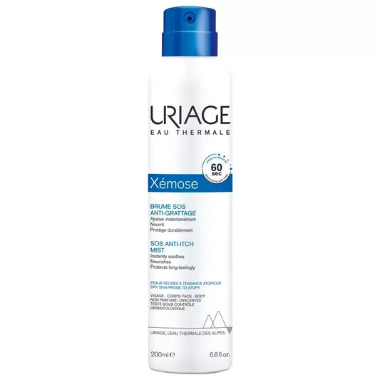 Purškiamas veido ir kūno losjonas Uriage Xémose Sos Anti-Itch Mist, 200 ml