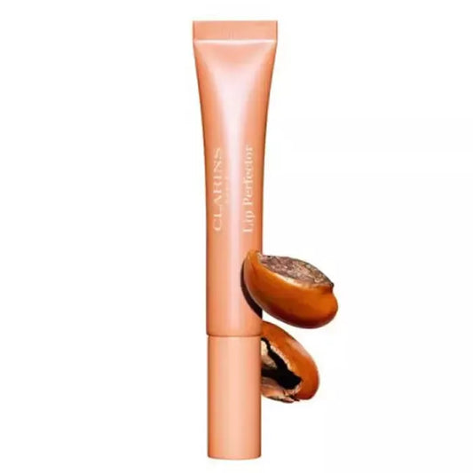 CLARINS Lip Perfector Peach Glow lūpų blizgesys, 12 ml