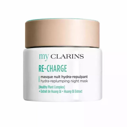 Naktinė drėkinamoji ir putlinamoji veido kaukė My Clarins Hydra Replumping, 50 ml