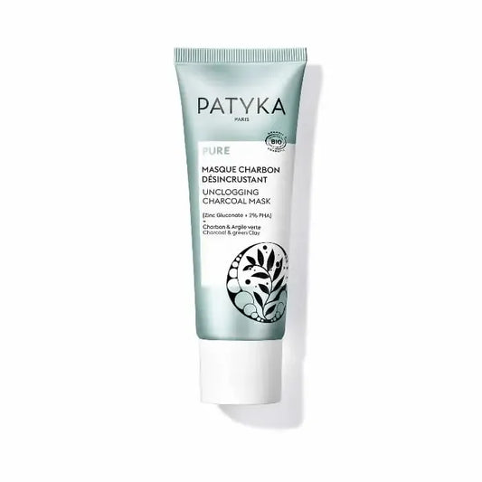 PATYKA Pure Unclogging Charcoal Mask valomoji anglies kaukė, 50 ml
