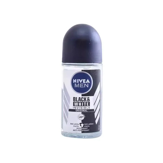 Rutulinis dezodorantas Nivea Men Black And White Invisible Original, 50 ml