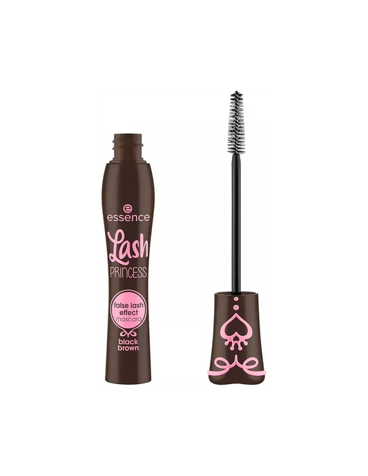 Essence Cosmetics Lash Princess blakstienas rietentantis tušas Black Brown 12 ml