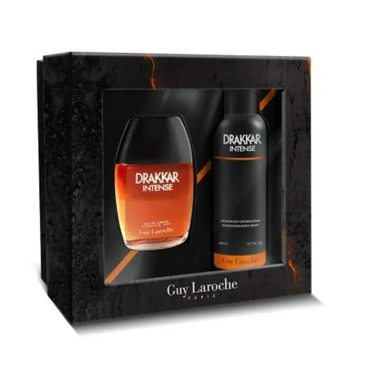 GUY LAROCHE Drakkar Noir Intense Eau de Parfum 100 ml ir dezodoranto purškiklis 200 ml