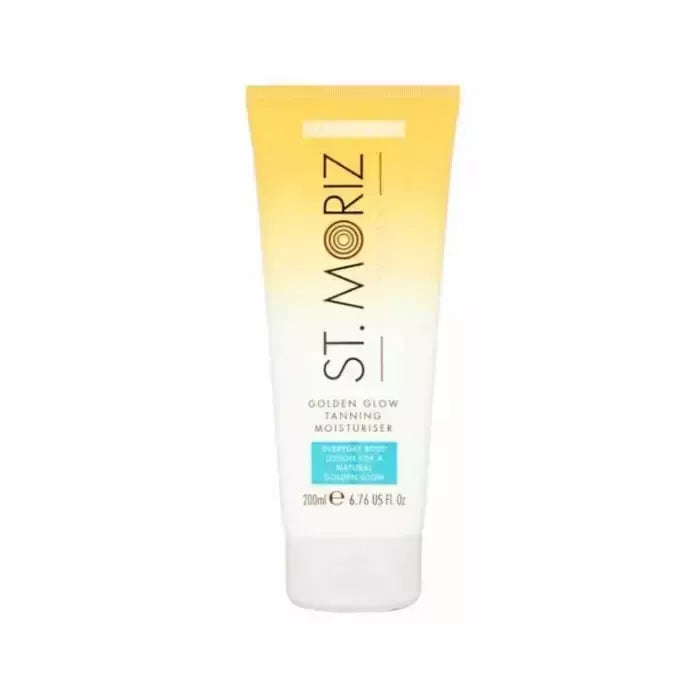 ST. MORIZ Golden Glow savaiminio įdegio drėkinamasis kremas, 200 ml