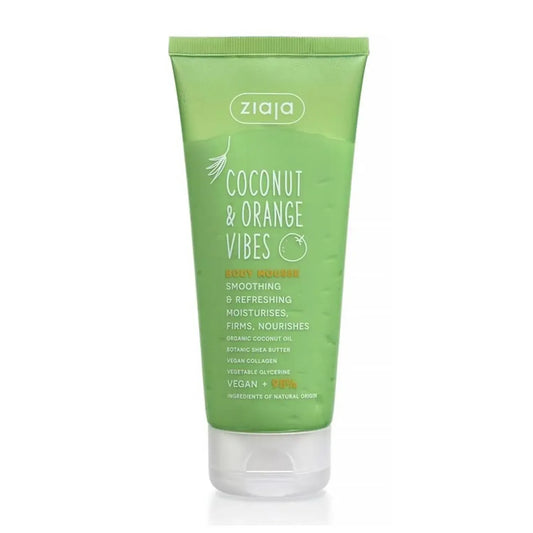 Ziaja Coconut y Orange Vibes minkštinantis ir gaivinantis kūno putėsių losjonas, 200 ml