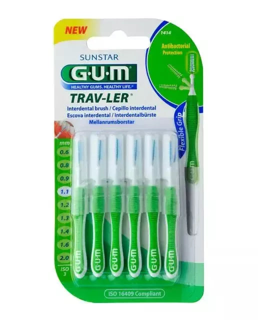 Tarpdančių šepetėlis Sunstar Gum Proxabrush Ultra Fino 1414