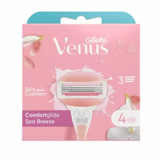 Gillette Venus Spa Breeze – 4 atsarginių skustuvo galvučių pakuotė