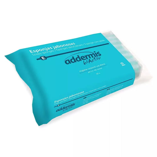 Indasec Addermis Biactiv muilinė kempinė, 20 vnt.