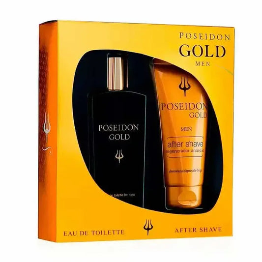 INSTITUTO ESPAÑOL Poseidon Gold Homme vyriškas tualetinis vanduo, 100 ml, 2 dalių rinkinys