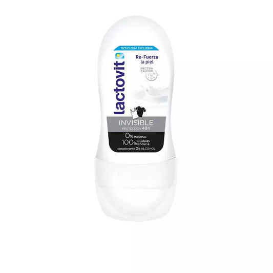 Lactovit Invisible rutulinis dezodorantas, 50 ml
