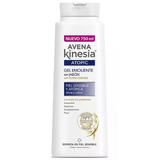 Avena Kinesia Atopic muilo neturintis emolientinis gelis, 750 ml