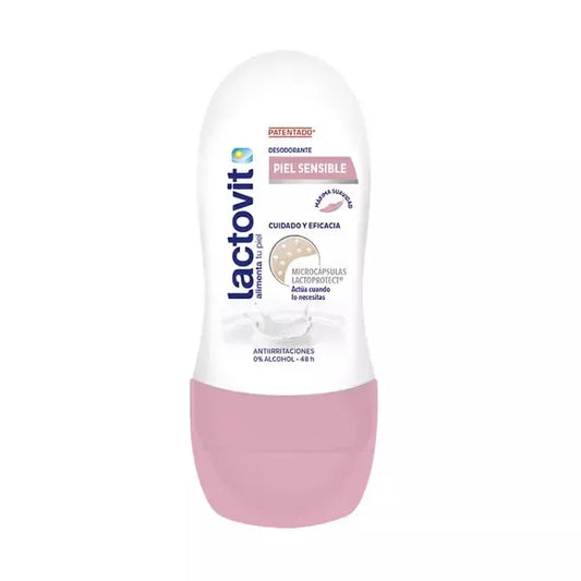Rutulinis dezodorantas LACTOVIT Sensitive, 50 ml