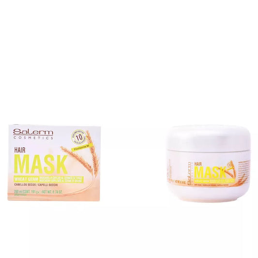 SALERM COSMETICS Wheat Germ plaukų kaukė, 200 ml