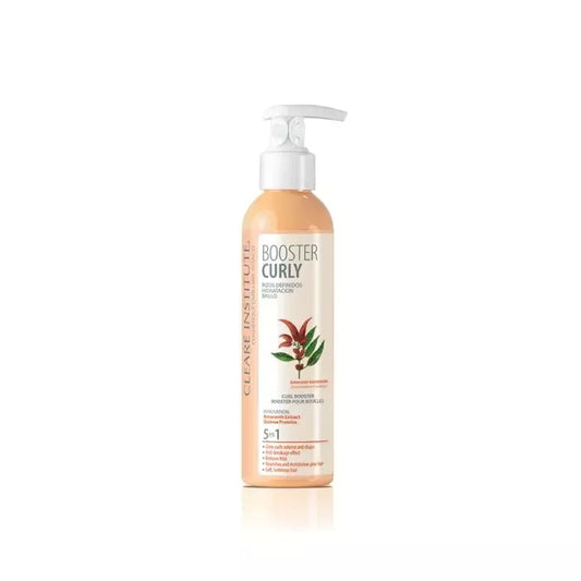 Clearé Institute Booster Curly Curly garbanas ryškinantis ir drėkinantis kremas, suteikiantis žvilgesio, 200 ml