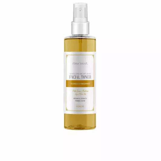 Alma Secret atkuriamasis ir senėjimą stabdantis veido tonikas su medetkomis ir granatais 200 ml