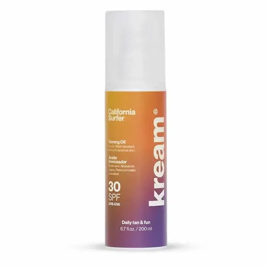 KREAM California Surfer įdegio aliejus SPF 30, 200 ml