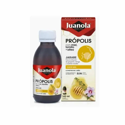 Juanola Propolis Honey Thyme sirupas 140ml