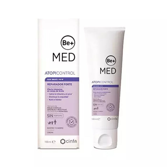 Kremas lokalizuotoms sritims BE+ Atopic Skin Forte, 100 ml