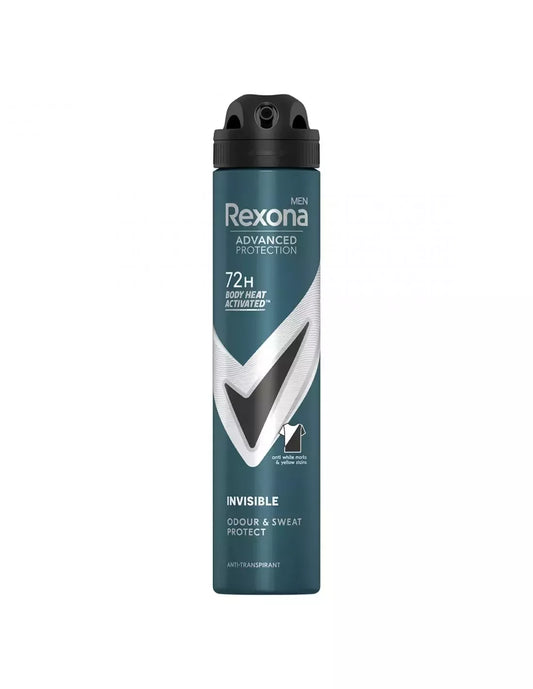 Dezodorantas Rexona Men Invisible Black + White Spray 200 ml, 72h