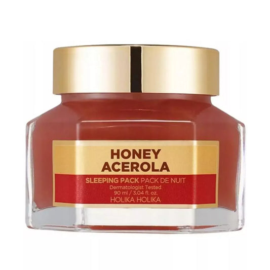 Naktinė veido kaukė Holika Honey Acerola 90ml